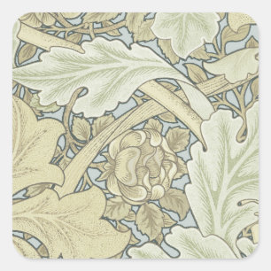 William Morris St James Acanthus Wallpaper Square Sticker