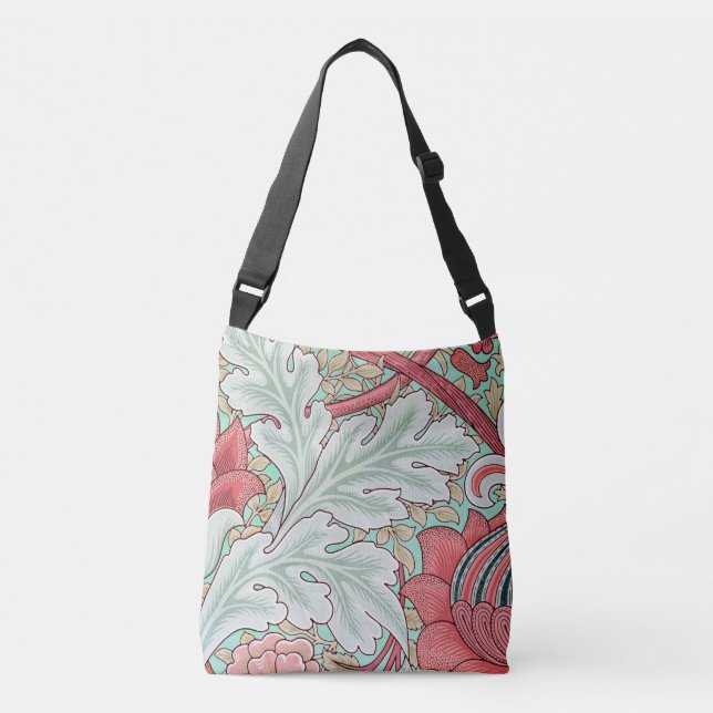 William Morris 'St James' Print Crossbody Bag (Front)