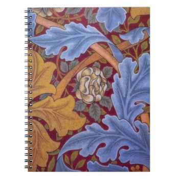 William Morris St. James Vintage Floral Notebook by encore_arts at Zazzle