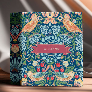 William Morris Strawberry Thief 3 Ring Binder