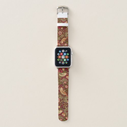 William Morris Strawberry Thief Apple Watch Band