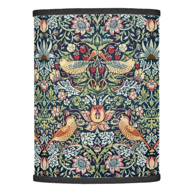 William Morris Strawberry thief, Art Nouveau  Lamp Shade (Front)