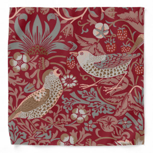 William Morris Strawberry Thief Bandana