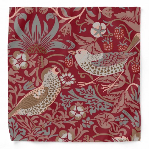 William Morris Strawberry Thief Bandana