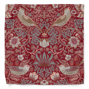 William Morris Strawberry Thief Bandana