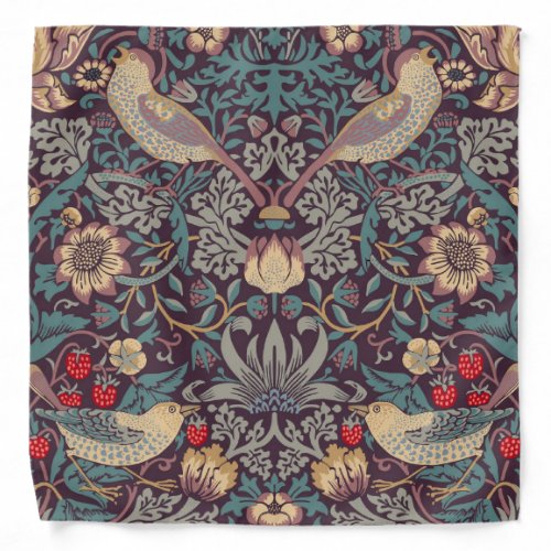 William Morris Strawberry Thief Bandana