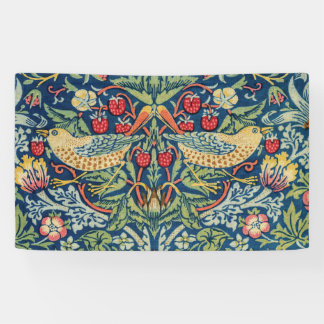 William Morris - Strawberry Thief Banner