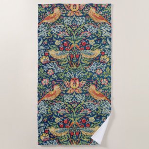 William Morris - Strawberry Thief Beach Towel