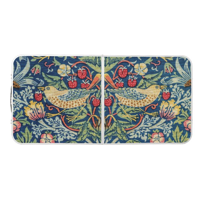 William Morris - Strawberry Thief Beer Pong Table (Top)