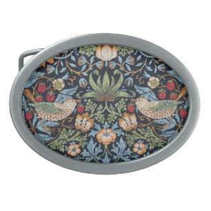 William Morris Strawberry Thief Belt Buckle