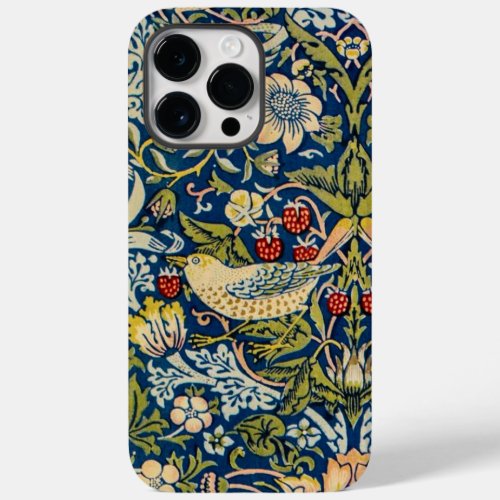 William Morris Strawberry thief bird Case_Mate iPhone 14 Pro Max Case