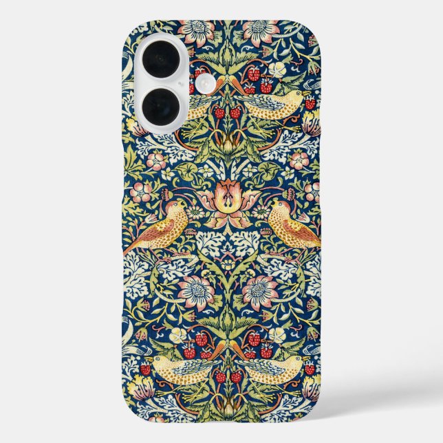 William Morris Strawberry Thief Bird Floral Case-Mate iPhone Case (Back)