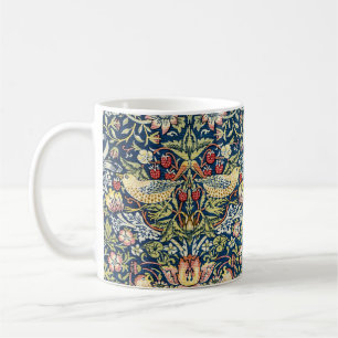 William Morris Strawberry Thief Bird Floral Coffee Mug