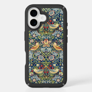 William Morris Strawberry Thief Bird Floral iPhone 16 Case