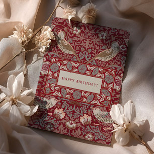 William Morris Strawberry Thief Card