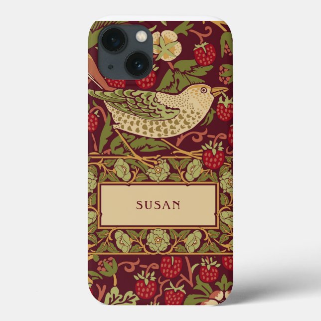 William Morris Strawberry Thief Case-Mate iPhone C Case-Mate iPhone Case (Back)