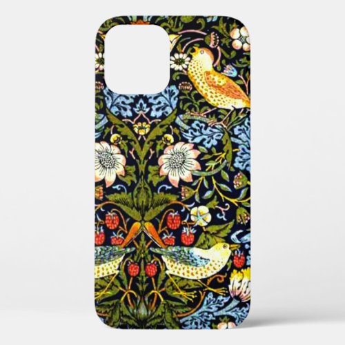 William Morris Strawberry Thief iPhone 12 Case