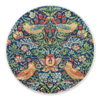 William Morris - Strawberry Thief Ceramic Knob