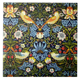 William Morris - Strawberry Thief Ceramic Tile