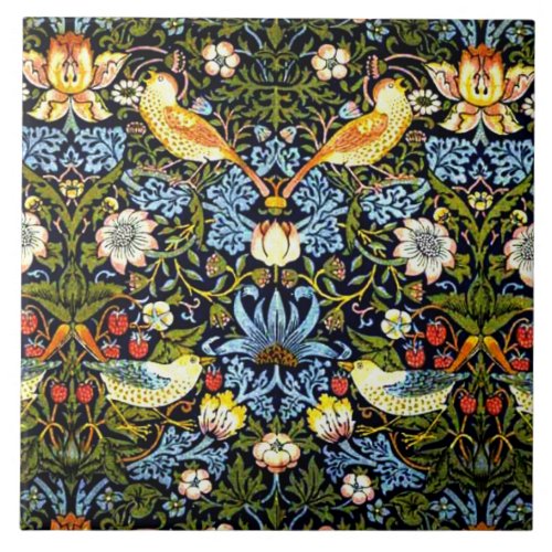 William Morris _ Strawberry Thief Ceramic Tile