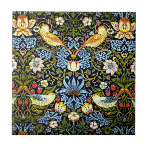 William Morris - Strawberry Thief Ceramic Tile