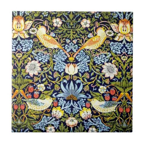 William Morris Strawberry Thief Ceramic Tile