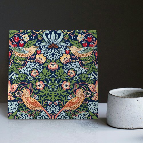 William Morris Strawberry Thief Ceramic Tile