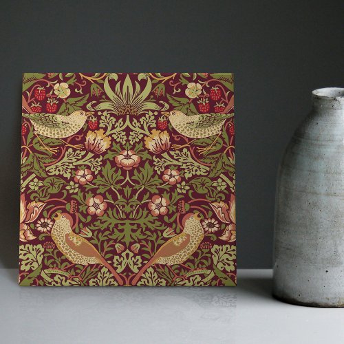 William Morris Strawberry Thief Ceramic Tile