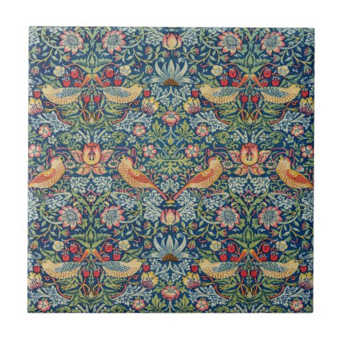 William Morris _ Strawberry Thief Ceramic Tile