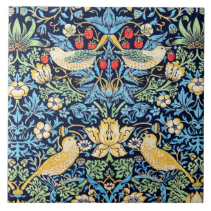 William Morris Strawberry Thief Ceramic Tile. Tile