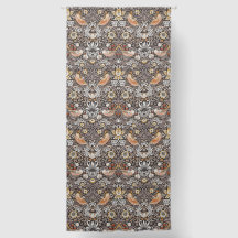 William Morris Strawberry Thief Charcoal Ochre