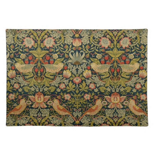 William Morris Strawberry Thief Cloth Placemat