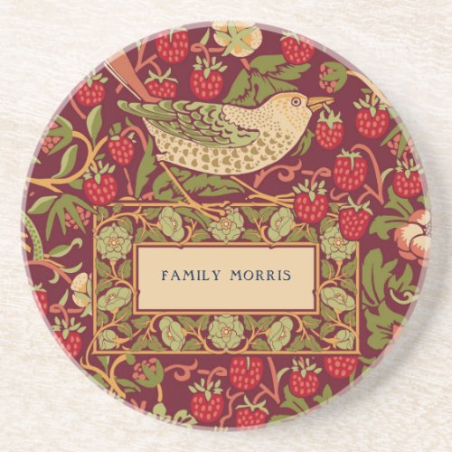 William Morris Strawberry Thief Coaster