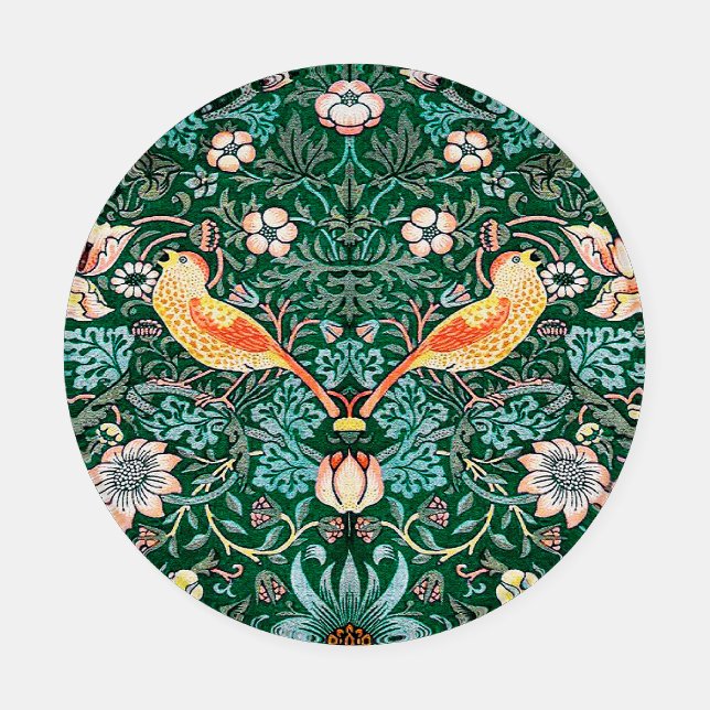 William Morris Strawberry Thief Coaster Set (Single)