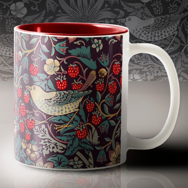 William Morris Strawberry Thief Coffee Mug (Creator Uploaded)