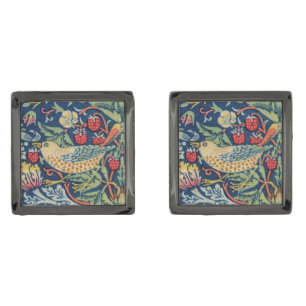 William Morris - Strawberry Thief Cufflinks