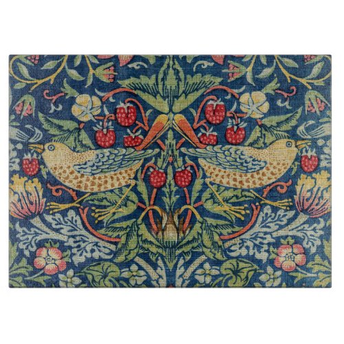 William Morris _ Strawberry Thief Cutting Board