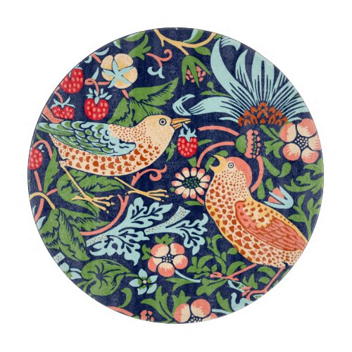 William Morris Strawberry Thief Cutting Board