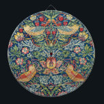 William Morris - Strawberry Thief Dart Board<br><div class="desc">Strawberry Thief - William Morris,  Repeating design for textiles,  1883</div>