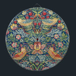 William Morris - Strawberry Thief Dart Board<br><div class="desc">Strawberry Thief - William Morris,  Repeating design for textiles,  1883</div>