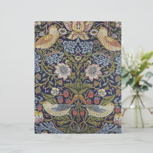 William Morris Strawberry Thief Design 1883 (Standing Front)