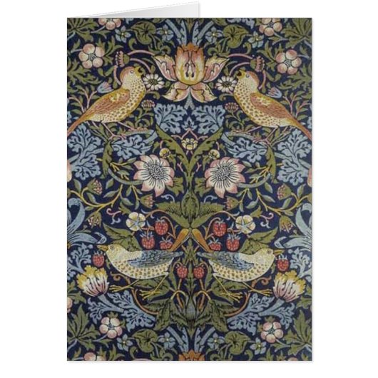 William Morris Strawberry Thief Design 1883 Cards (Front)