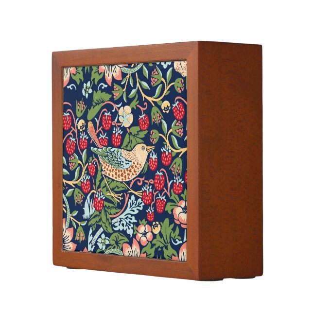 William Morris Strawberry Thief  Desk Organizer (Right)