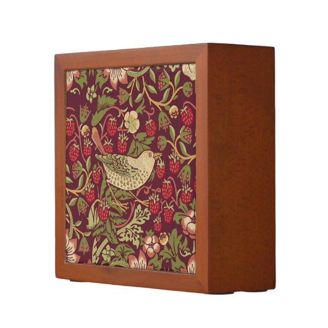 William Morris Strawberry Thief  Desk Organizer (Right)