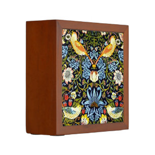 William Morris - Strawberry Thief, Desk Organizer