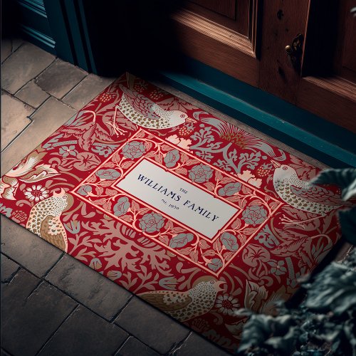 William Morris Strawberry Thief Doormat