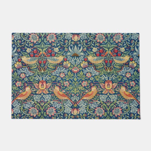 William Morris _ Strawberry Thief Doormat