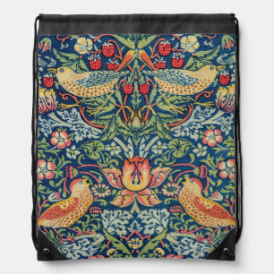 William Morris - Strawberry Thief Drawstring Bag