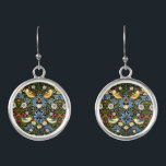 William Morris, Strawberry Thief, Earrings<br><div class="desc">William Morris,  Strawberry Thief,  famous pattern.</div>