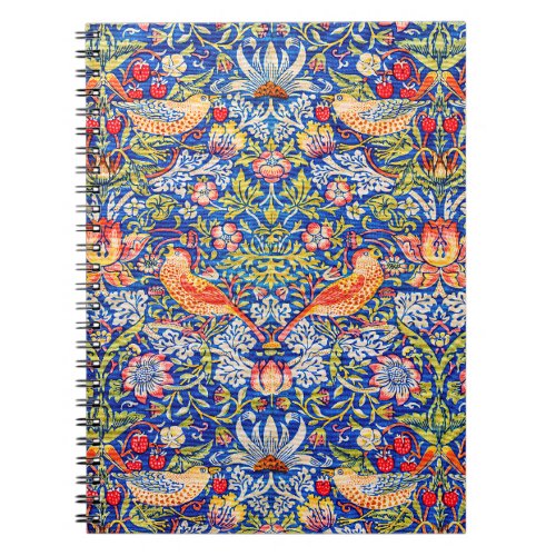 William Morris Strawberry thief famous painting  Notebook